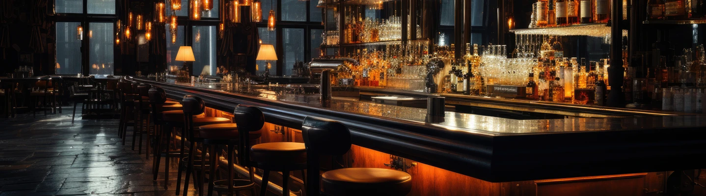 Modern bar interior